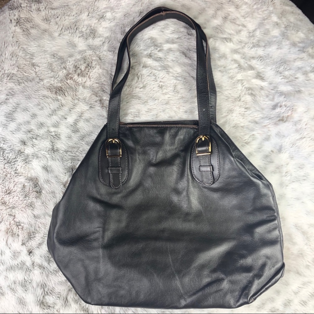 ☀️Onna Ehrlich black leather Miranda purse☀️